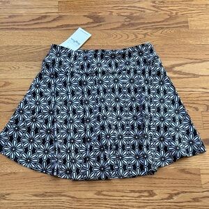 Kenny Flowers Monochrome Floral Skater Skirt